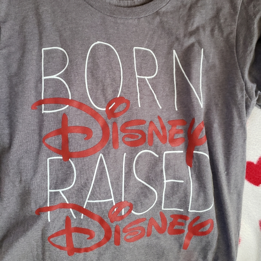 Born Disney Raised Disney Kids Tee 10-12